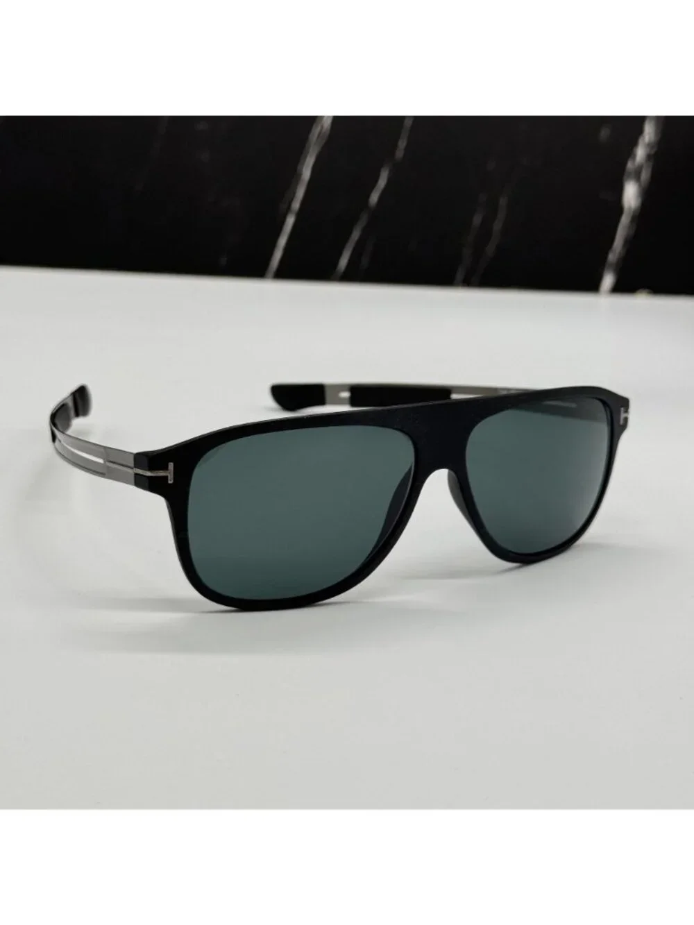 NEW TOM FORD TODD TF880 02V BLACK/GRAY UNISEX AVIATOR SUNGLASSES FT0880